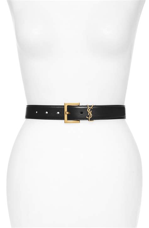 womens ysl logo belt|ysl belt women's outfit.